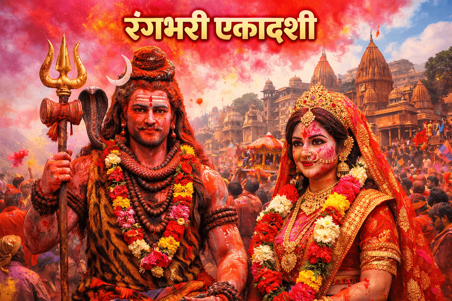 रंगभरी एकादशी 2026 कब है? जानें काशी में रंगों के उत्सव की संपूर्ण पूजा विधि और मुहूर्त