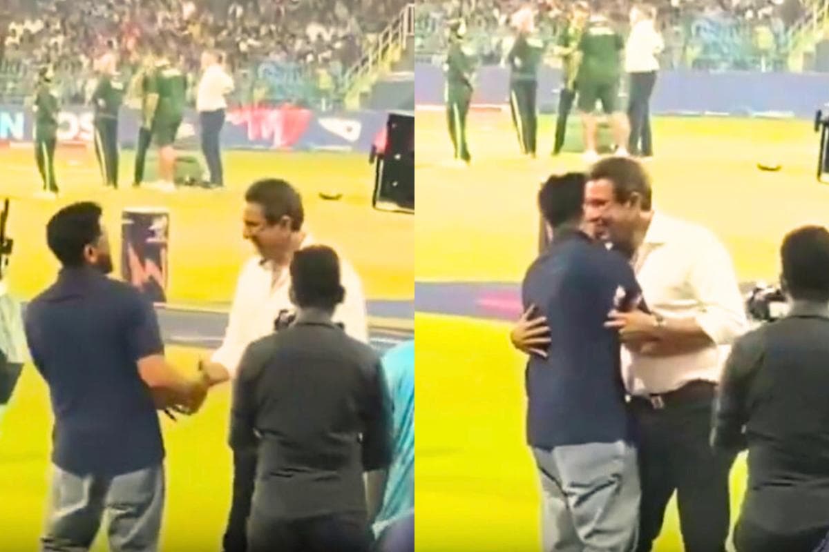 IND vs PAK: रोहित शर्मा और वसीम अकरम गले मिले, नो हैंडशेक विवाद को लेकर छिड़ी बहस