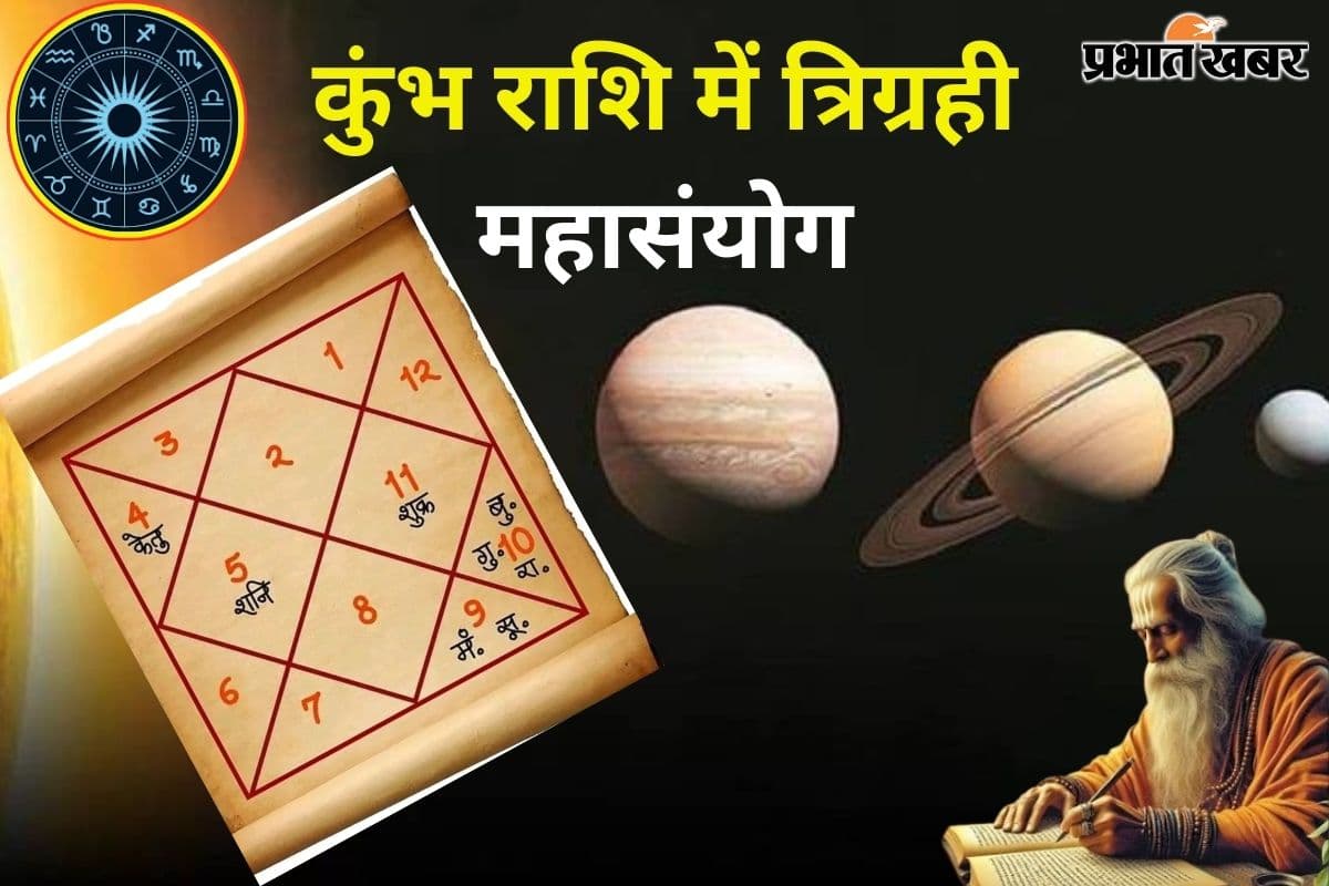 कुंभ राशि में त्रिग्रही महासंयोग, शुक्र-बुध और राहु की युति से बदलेगा इन राशियों का भाग्य