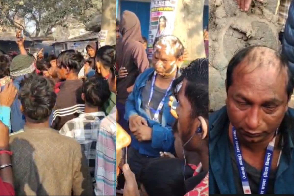 छात्रा से बदसलूकी पर भड़का लोगों का गुस्सा, भीड़ ने हेडमास्टर को जूतों की माला पहनाई