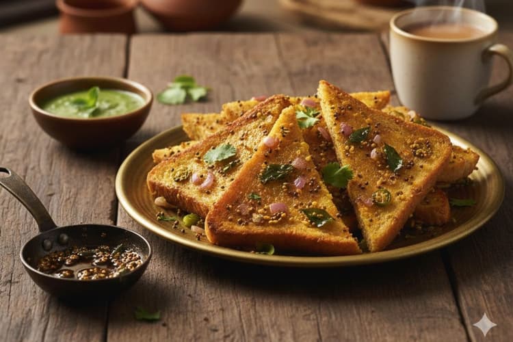 तड़का ब्रेड स्नैक के साथ बढ़ जाएगा चाय का स्वाद, नोट करें रेसिपी