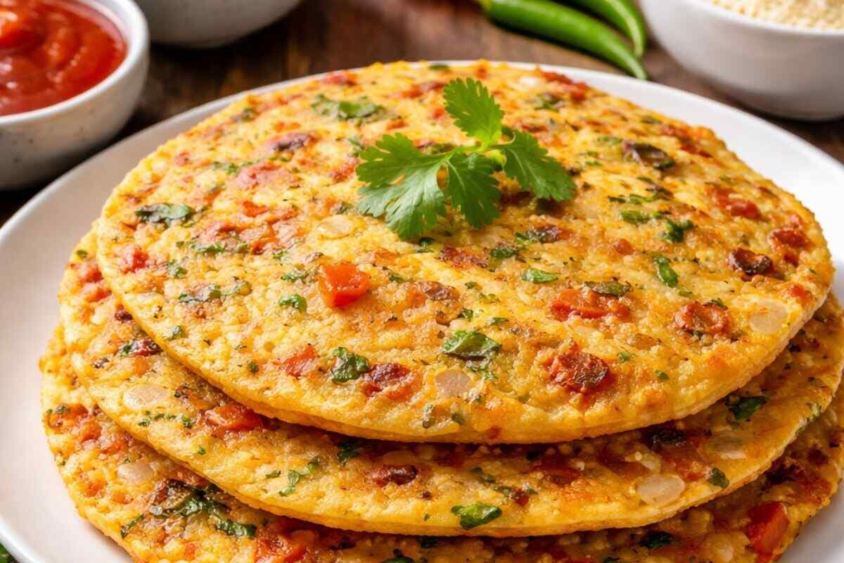 सूजी से बनाएं स्वाद से भरपूर टमाटर-प्याज चीला, नोट करें विधि 