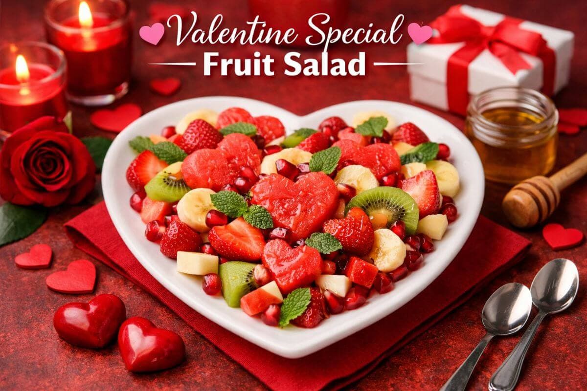 पार्टनर को दें टेस्टी ट्रीट, तैयार करें वैलेंटाइन स्पेशल फ्रूट सलाद 