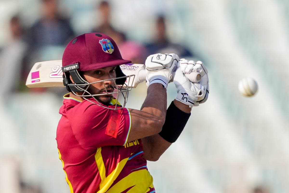 वेस्टइंडीज ने बनाए 182 रन, स्कॉटलैंड के खिलाफ हेटमायर ने लगाई फिफ्टी