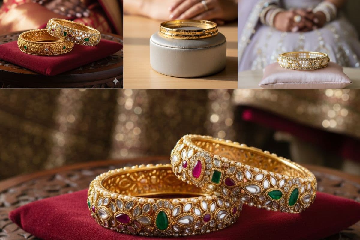 रिसेप्शन के लिए चुने ट्रेंडी बैंगल्स डिजाइन, पाएं शाही और एलिगेंट लुक