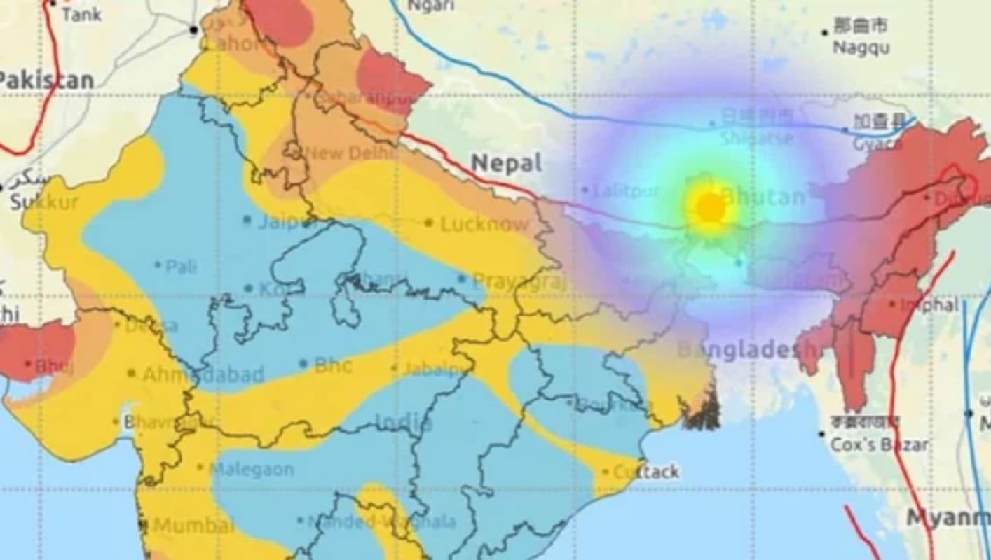 बंगाल में भूकंप, तीव्रता कम लेकिन दार्जिलिंग में घर से बाहर निकले लोग