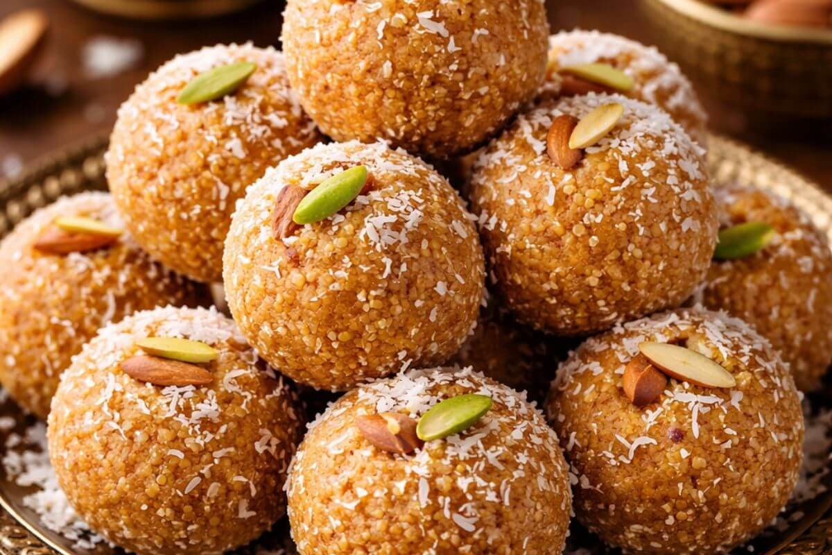 Besan Nariyal Laddu: स्वाद में लाजवाब बेसन नारियल लड्डू को आसान स्टेप्स में ऐसे करें तैयार