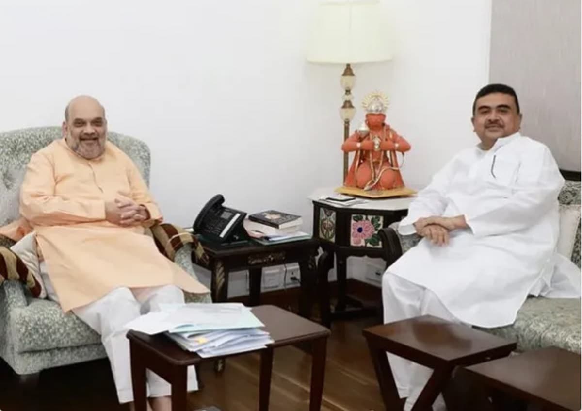 शुभेंदु अधिकारी दिल्ली तलब, अमित शाह से हुई 30 मिनट लंबी बैठक शुभेंदु अधिकारी दिल्ली तलब, अमित शाह से हुई 30 मिनट लंबी बैठक