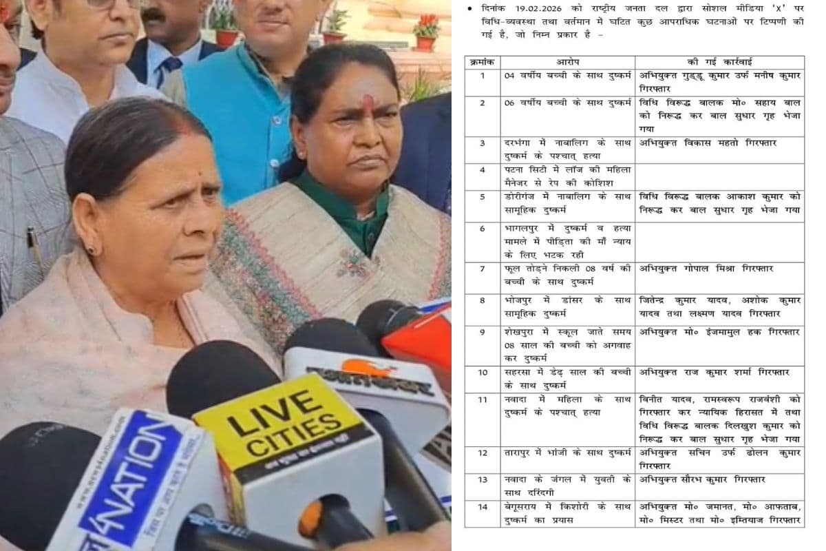 RJD के 14 सवालों का बिहार सरकार ने दिया जवाब, राबड़ी देवी ने फिर क्या पूछा?