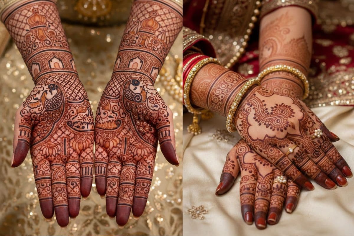 शादी के लिए परफेक्ट फुल हैंड मेहंदी, हर दुल्हन की पहली पसंद