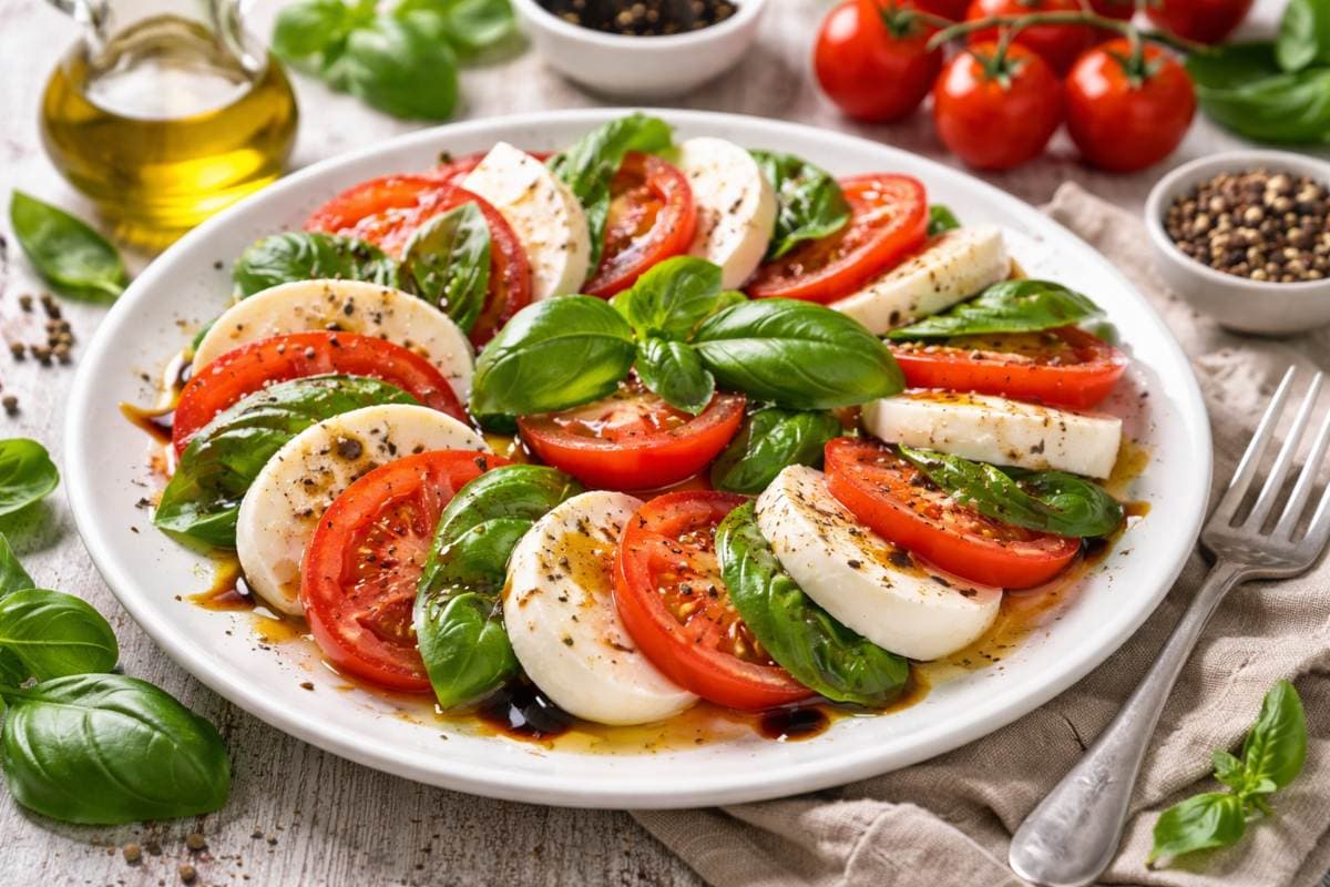 फ्रेश और हेल्दी खाने का है मन? आज ही ट्राय करें कैप्रेसे सलाद की टेस्टी रेसिपी