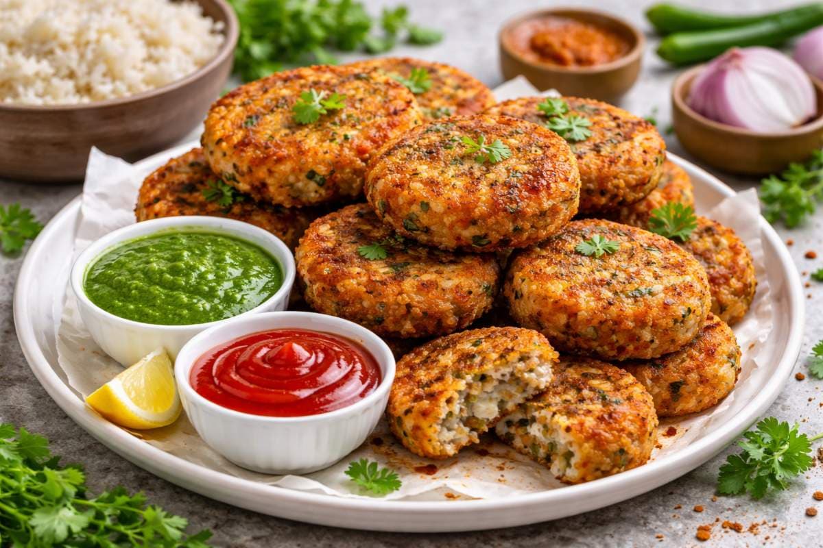 बचे हुए चावल और दही से मिनटों में बनाएं सुपर टेस्टी और क्रिस्पी कटलेट, टिफिन के लिए परफेक्ट रेसिपी बचे हुए चावल और दही से मिनटों में बनाएं सुपर टेस्टी और क्रिस्पी कटलेट, टिफिन के लिए परफेक्ट रेसिपी