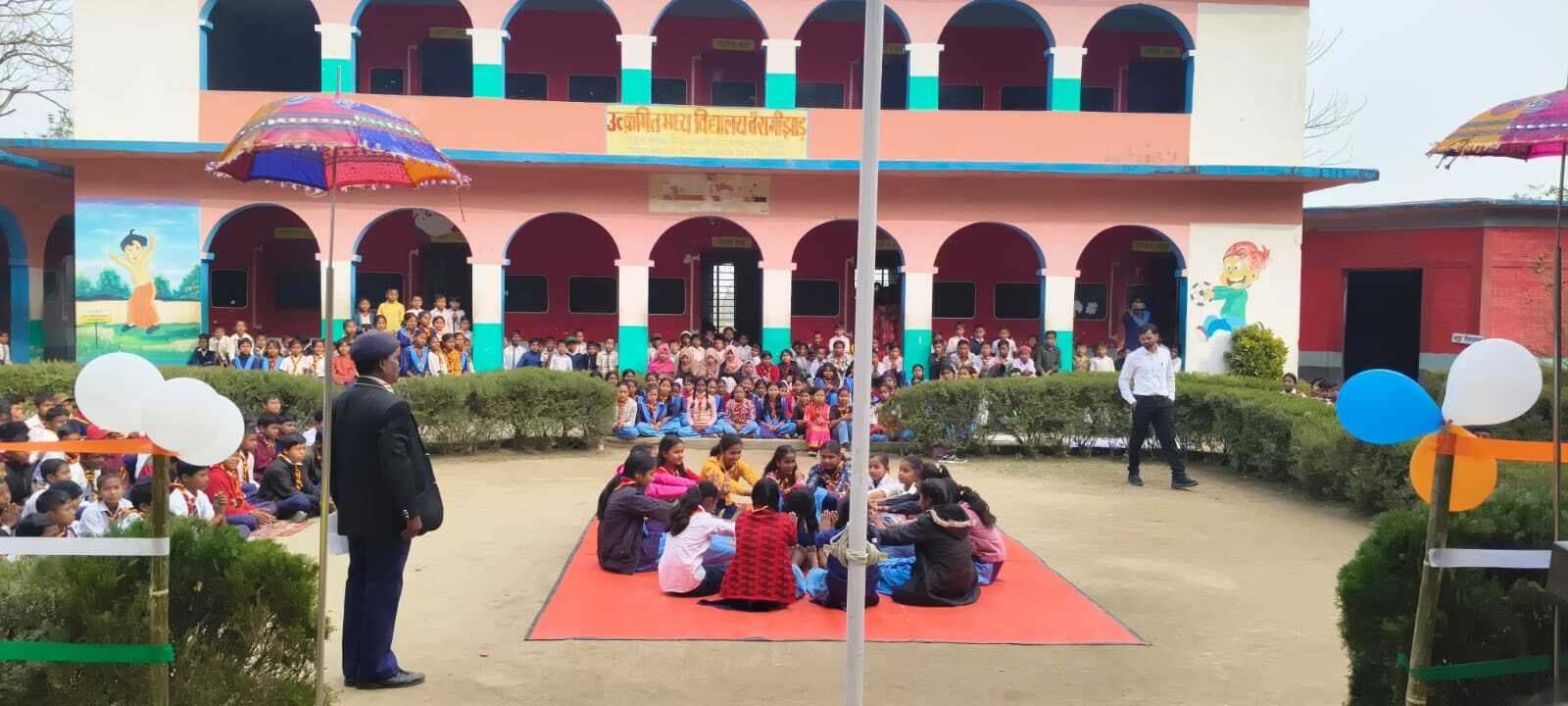 उमवि बैरागीझाड़ में पांच दिवसीय स्काउट गाइड प्रशिक्षण का समापन