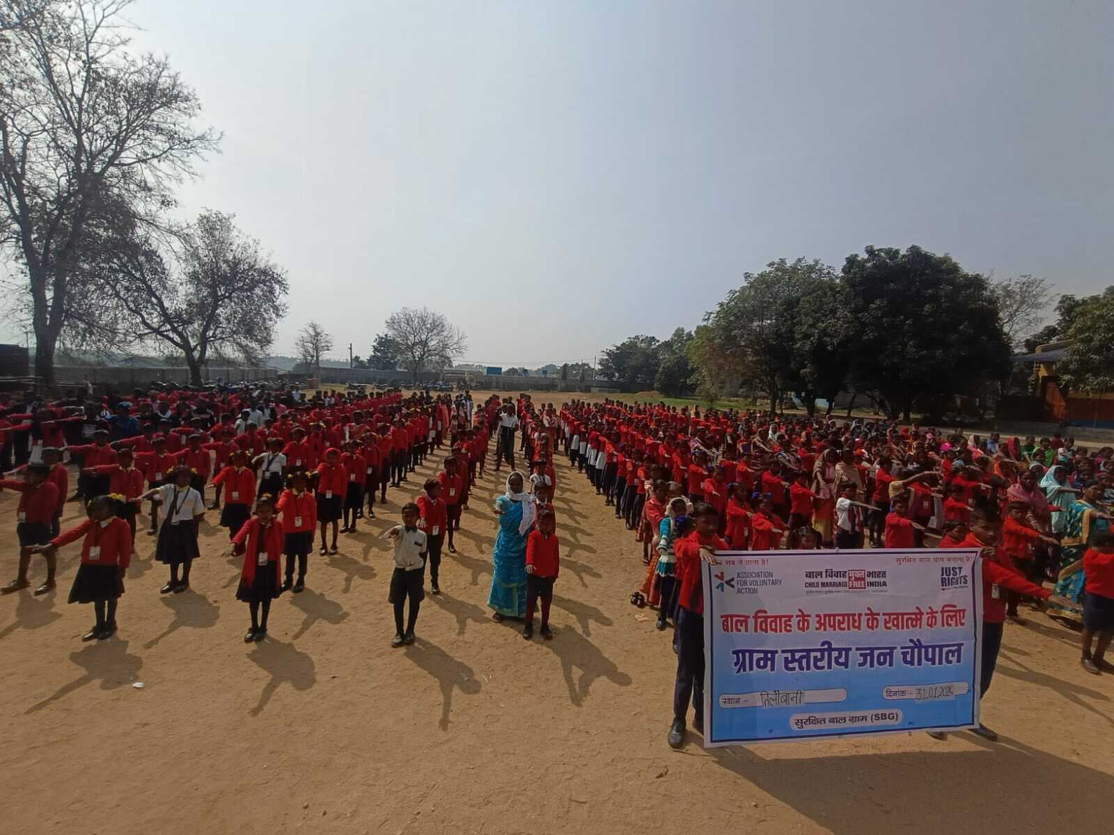 Giridih News :बच्चों ने ली बाल विवाह ना करने की शपथ