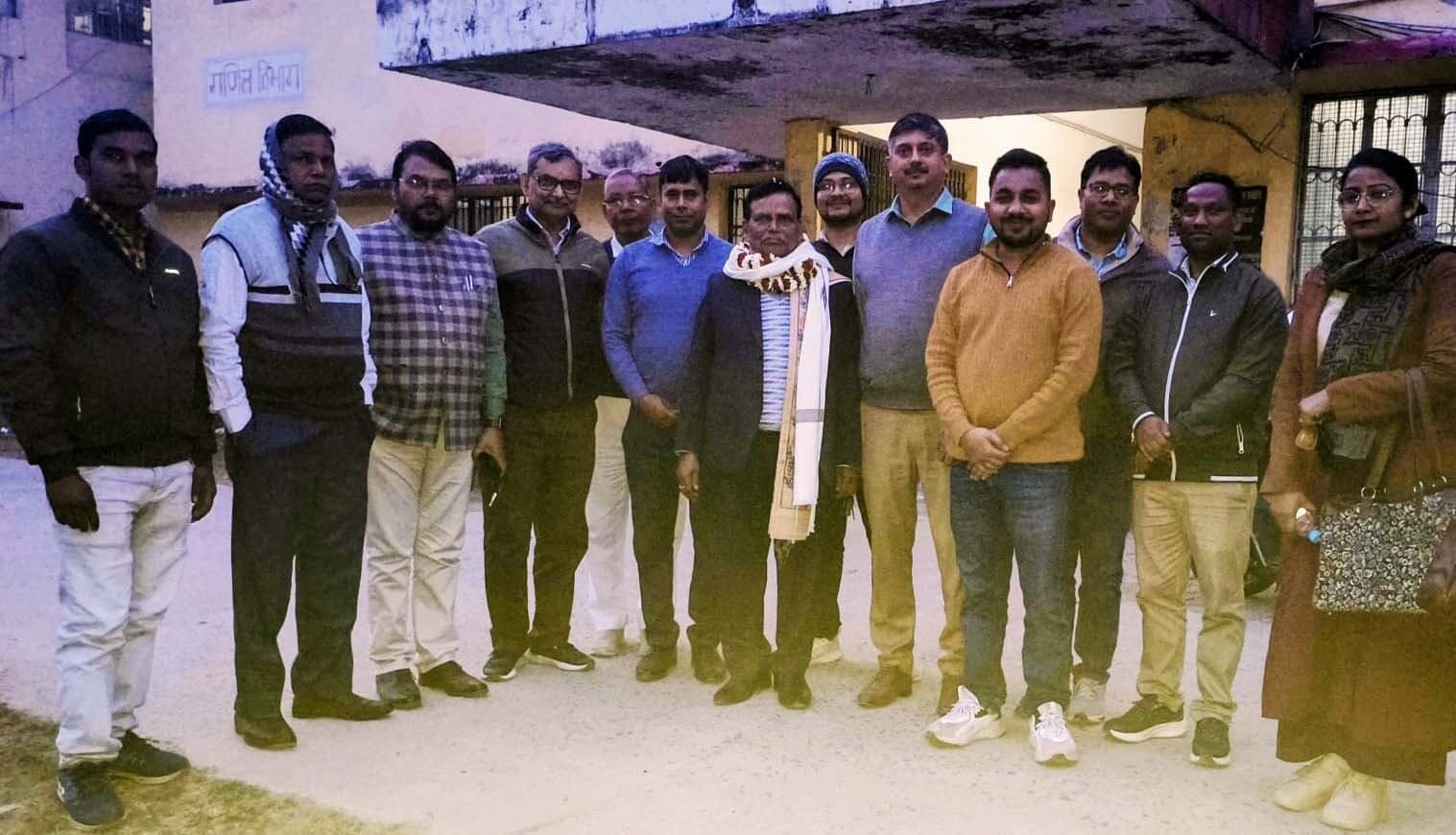 पूर्णिया कॉलेज के प्रो डॉ एसएन सुमन को समारोहपूर्वक विदाई