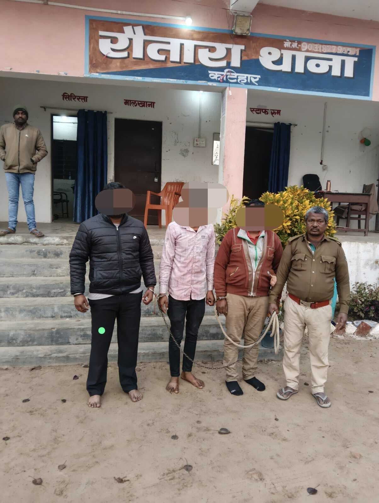 टोटो चालक का अपहरण कर जानलेवा हमला में तीन गिरफ्तार