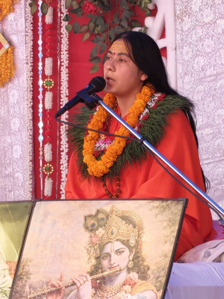 सत्य के मार्ग पर चल कर ही स्थापित की जा सकती है शांति व समरस्ता- साध्वी गंगेसा