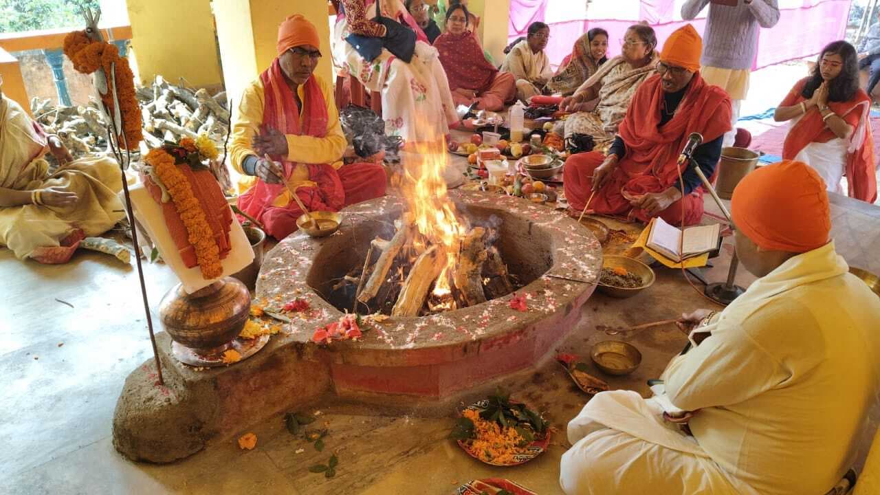 देवालय बंधु आश्रम में धूमधाम से श्री श्रीधर नारायण का 91वां वार्षिकोत्सव मना