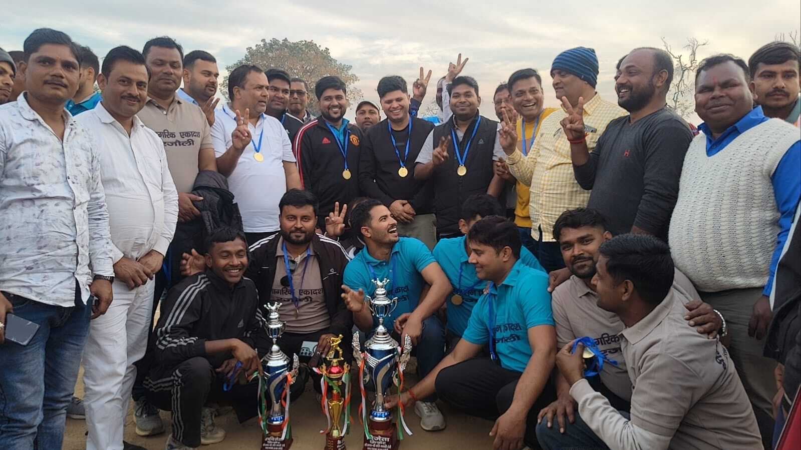 प्रशासन एकादश ने नागरिक एकादश को किया पराजित