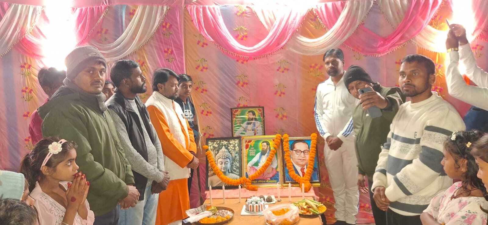 प्रखंड के कई गांवों में मनायी गयी संत रैदास जयंती