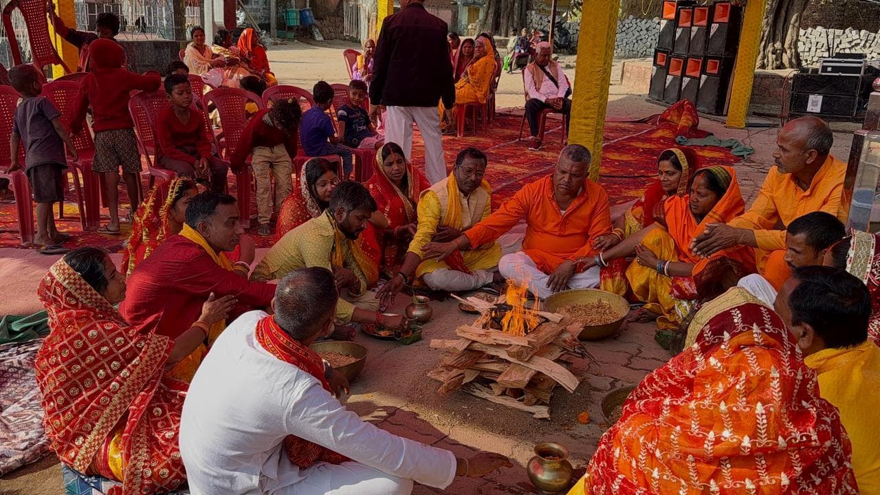 हनुमान मंदिर का मना वार्षिकोत्सव