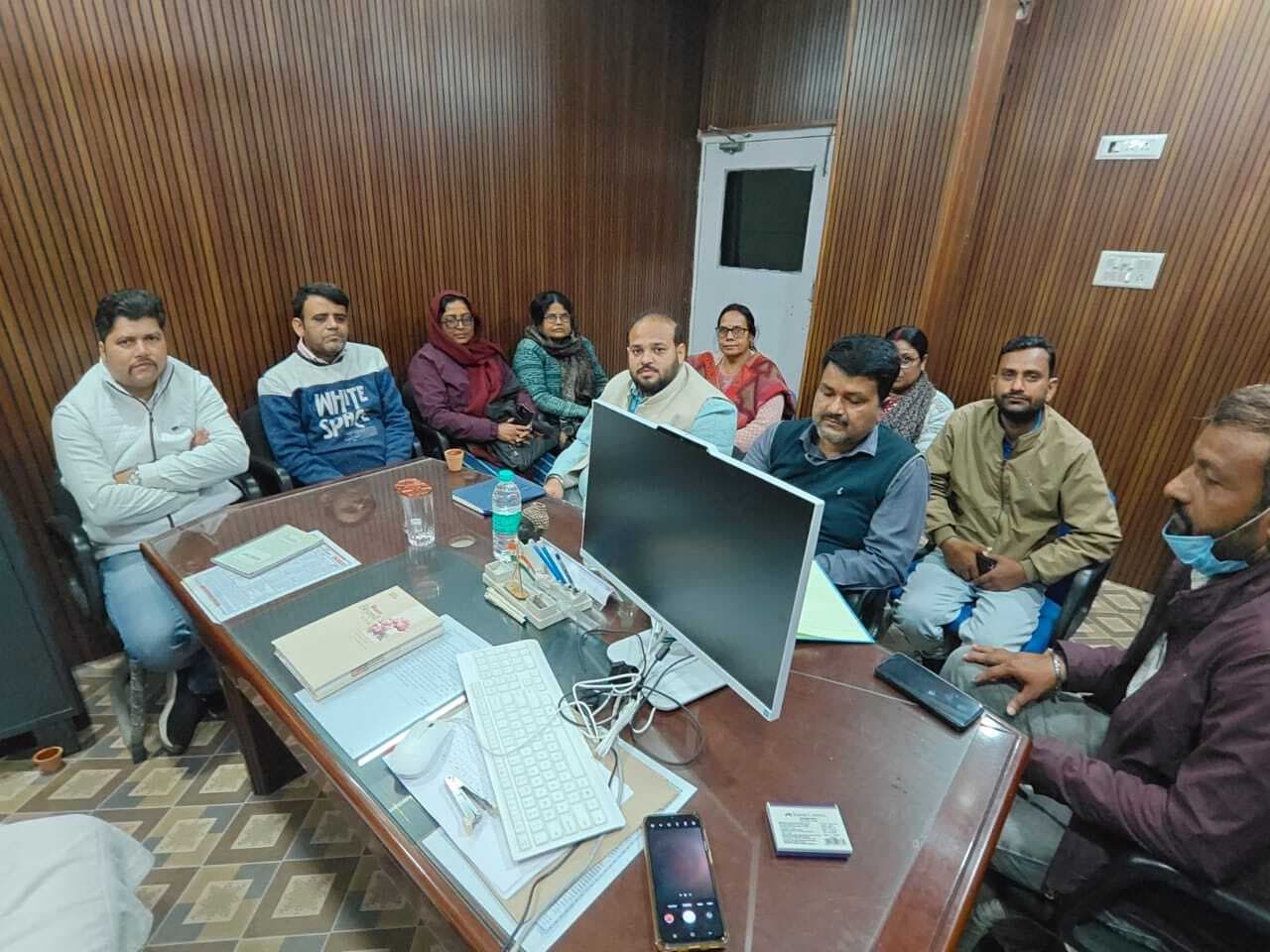 स्वास्थ्य विभाग की बैठक में एनीमिया मुक्त भारत पर दिया गया बल