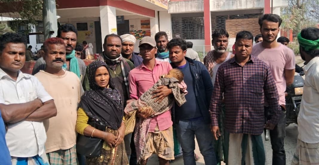 नाले में गिरने से तीन वर्षीय मासूम की मौत, गांव में मातम