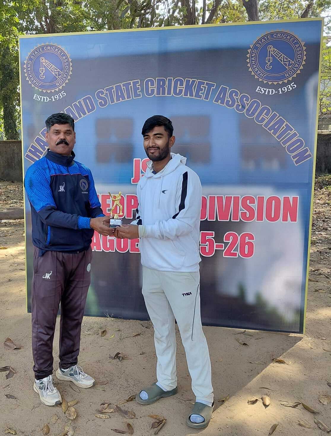 Jsca a division cricket league : टाटा सेरसा ने यंग स्पोर्टिंग को 109 रन से हराया