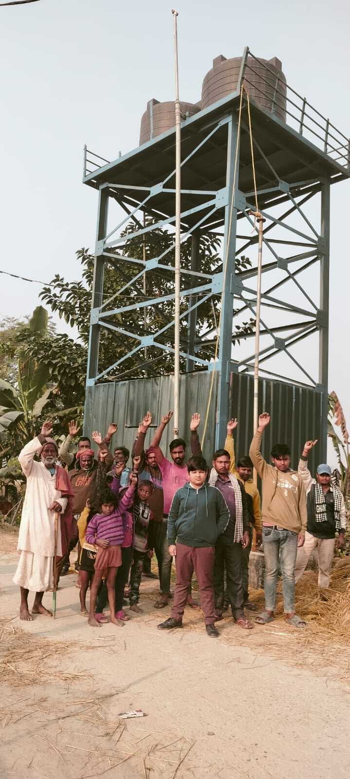 नल-जल योजना का पेयजल बंद, ग्रामीणों ने किया प्रदर्शन