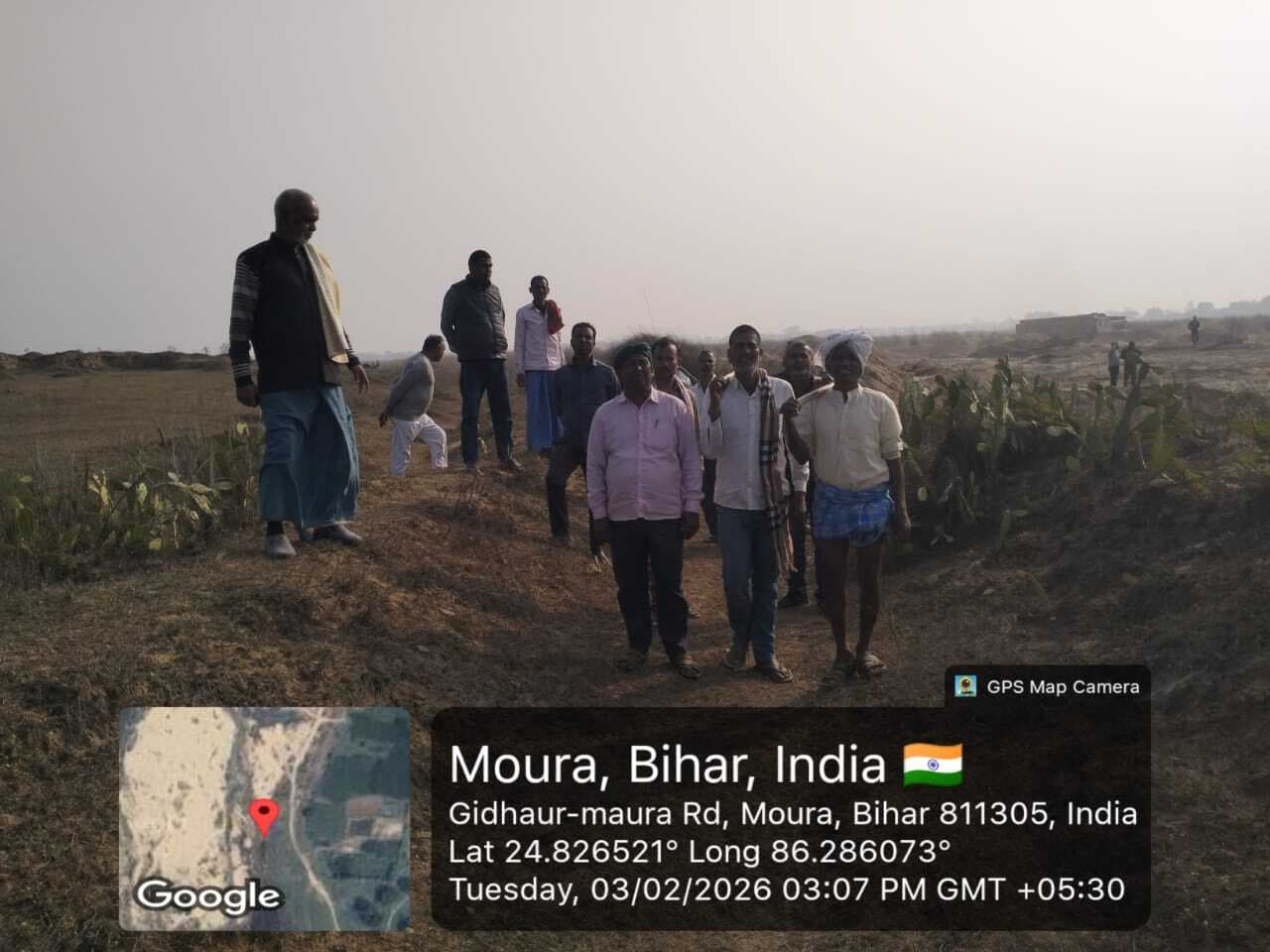 मानक के विपरीत बालू उत्खनन से आक्रोशित मौरा के किसान, बड़े आंदोलन की चेतावनी