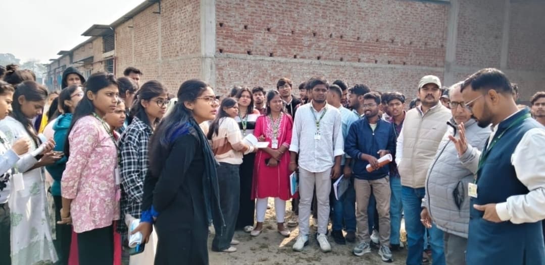 कृषि छात्रों ने सीखा जूट प्रसंस्करण का गुर