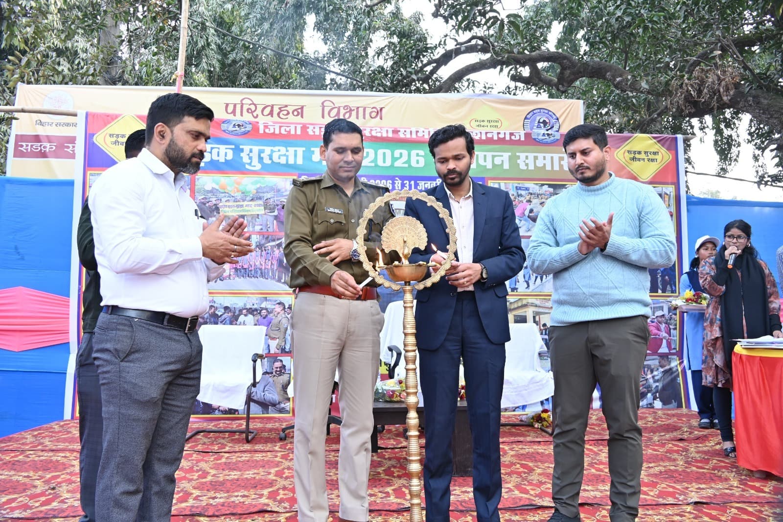 यमराज बने छात्र असद रजा रहे आकर्षण का केंद्र