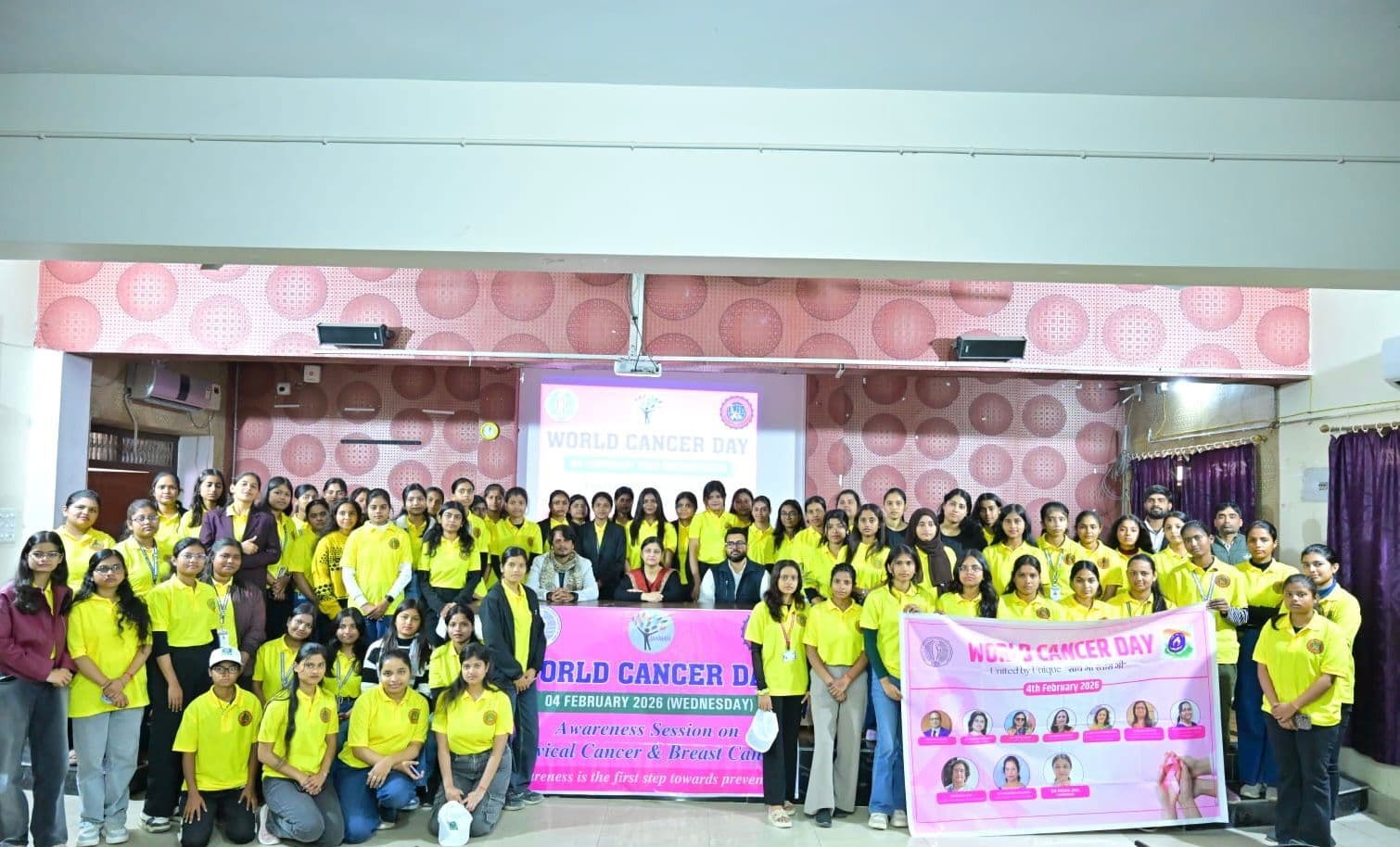 वीवीआइटी में सर्वाइकल व स्तन कैंसर को लेकर किया जागरूक