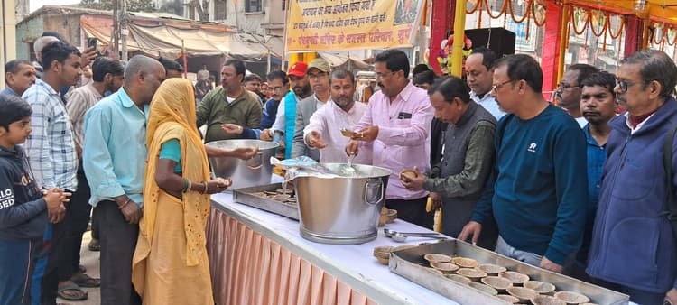 पंचमुखी हनुमान मंदिर में अखंड रामधुनी का समापन