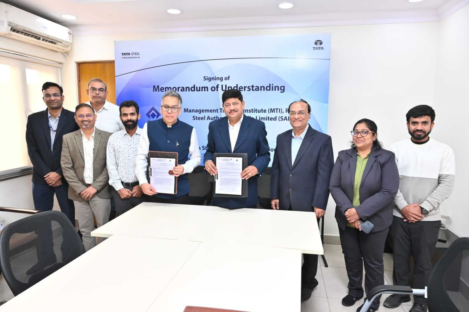 Tata Steel Adventure Foundation Signs MoU with SAIL’s MTI : टीएसएएफ और सेल एमटीआइ के बीच हुआ एमओयू
