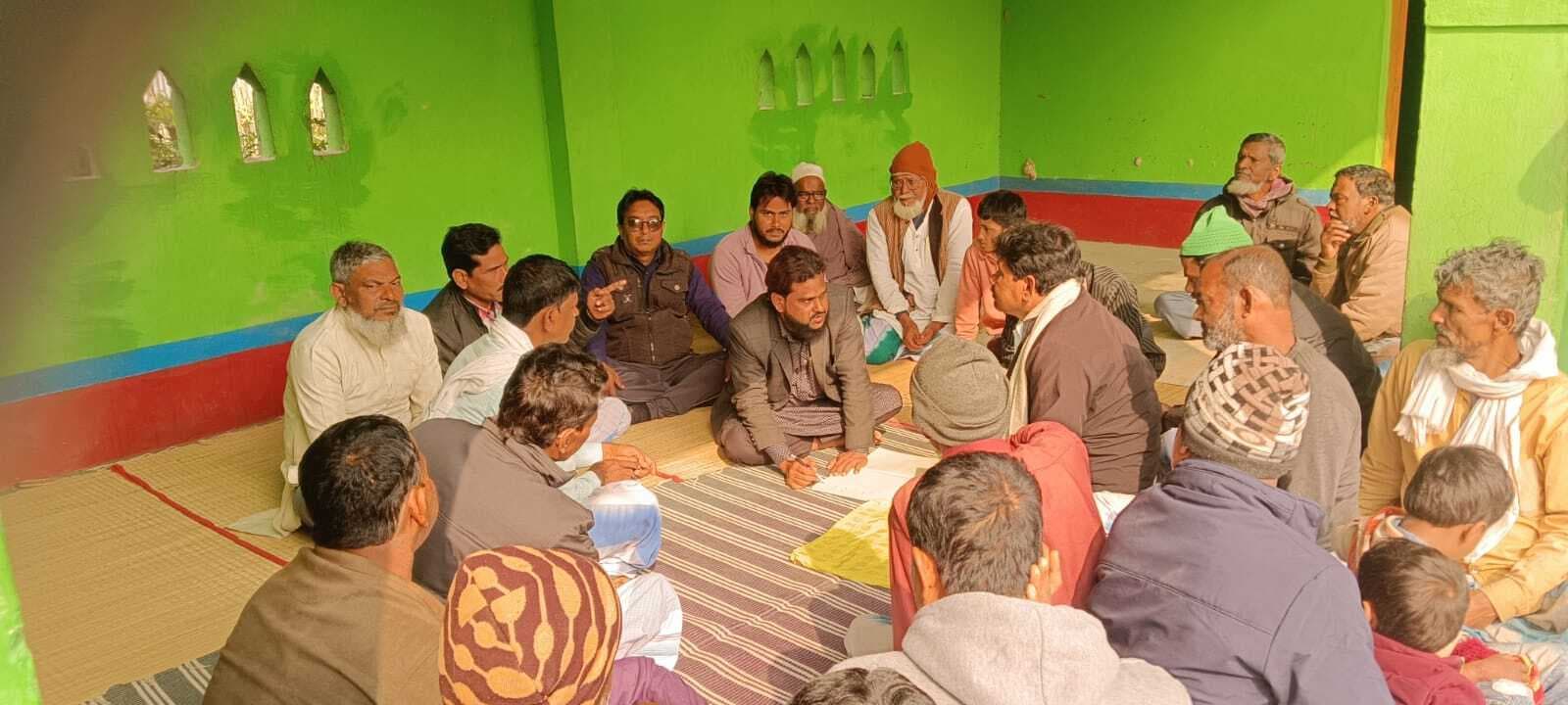 हरलगा उर्स को लेकर कमेटी सदस्यों ने की बैठक