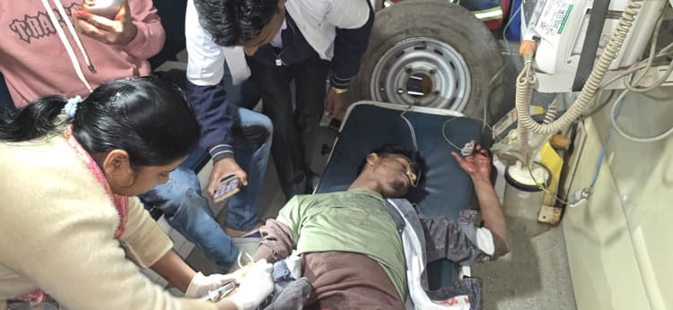 सरेशाम गोलीबारी से दहल कमालपुर, युवक घायल