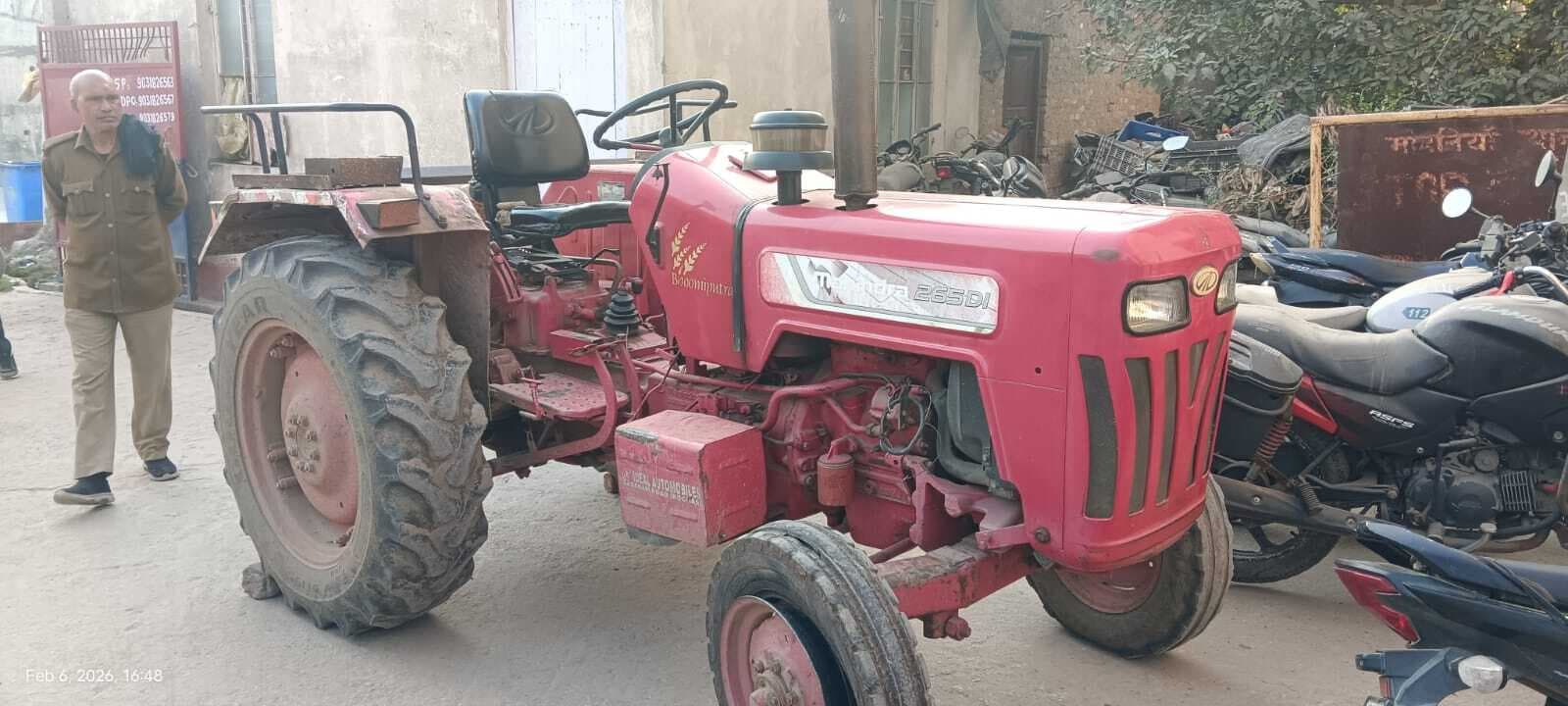 कटराकला गांव से चोरी गया ट्रैक्टर तरारी से हुआ बरामद