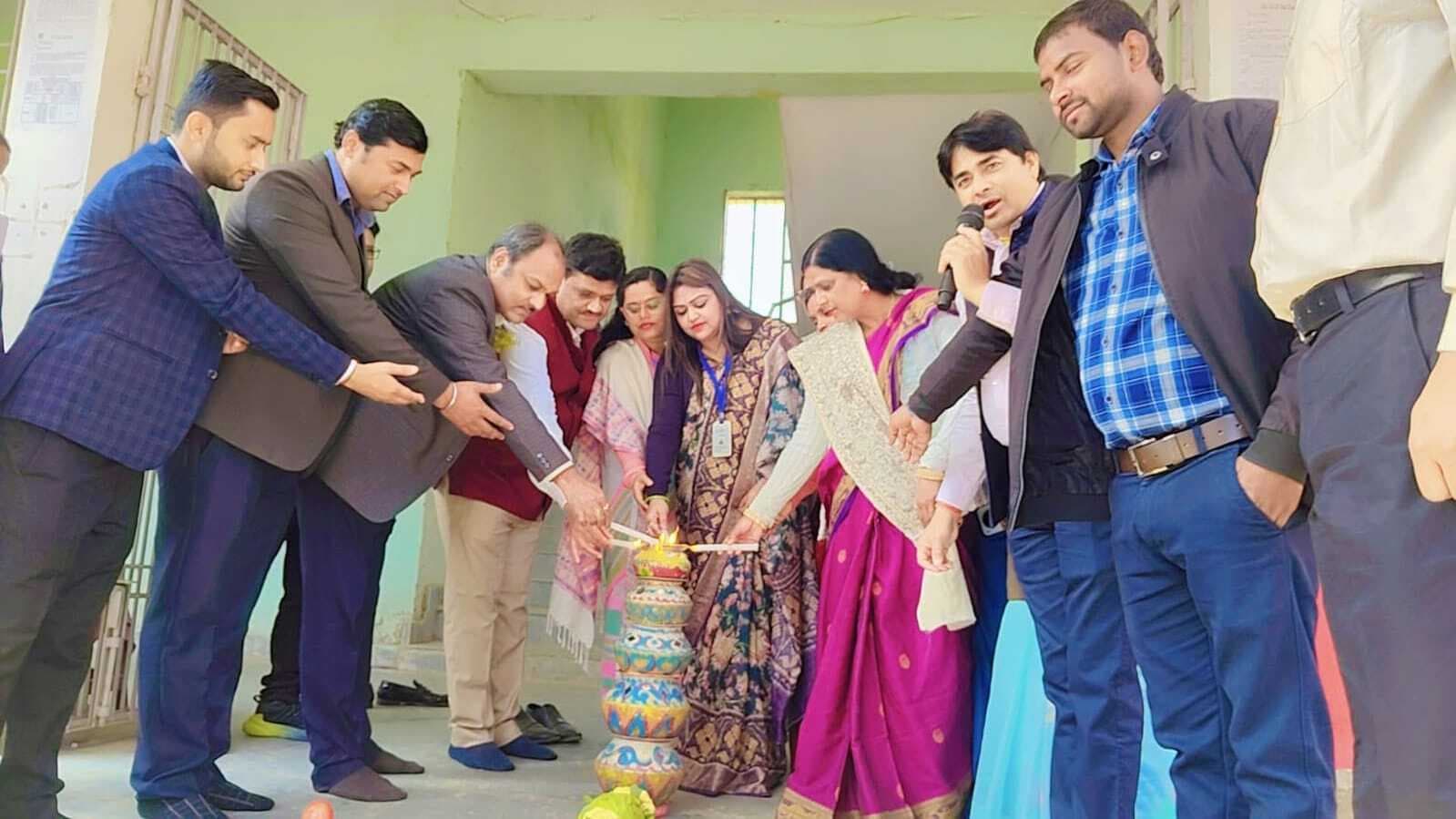 पीएम पोषण शक्ति योजना : बिशनपुर में डॉक्यूमेंट्री फिल्म की शूटिंग