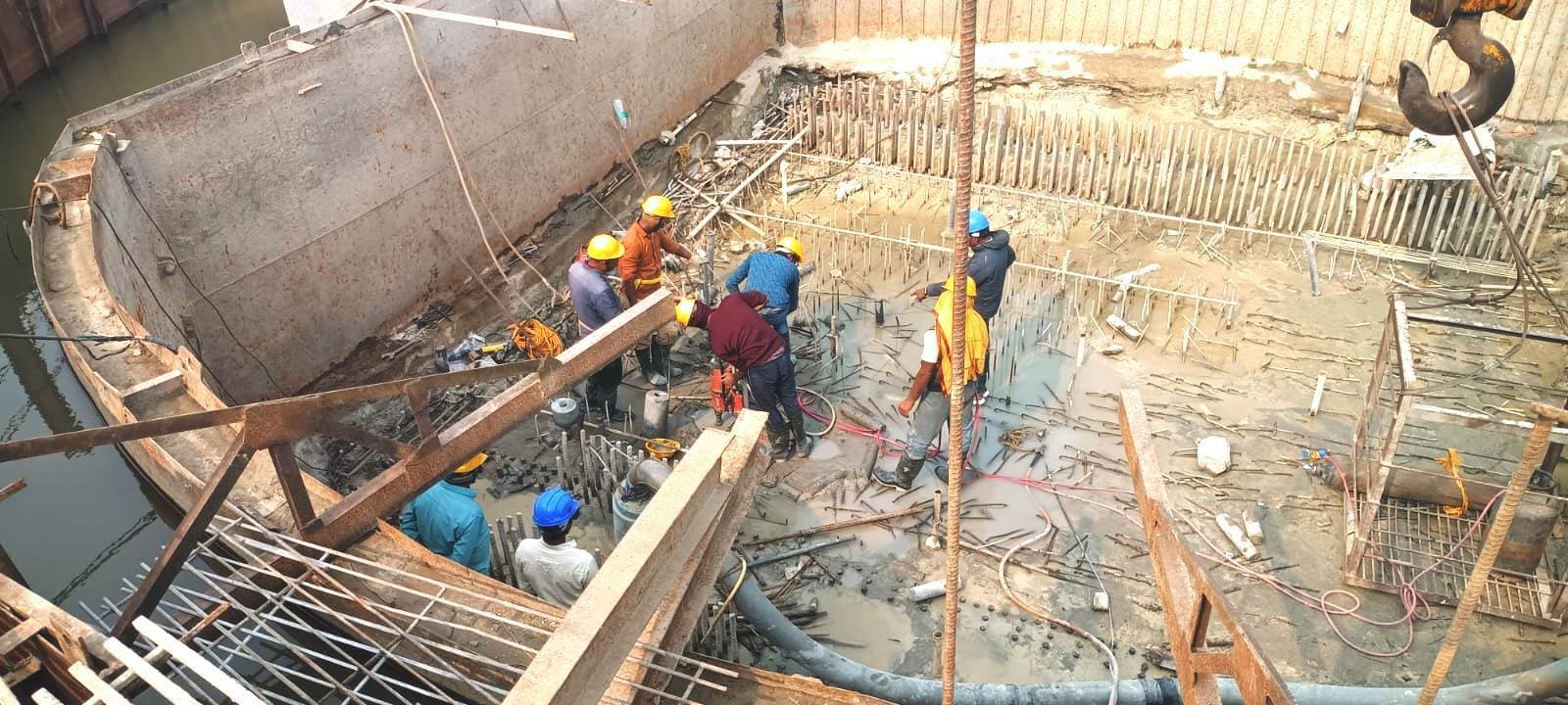 Bhagalpur news गंगा ब्रिज ने पकड़ी रफ्तार, नये डिजाइन से मिलेगी मजबूती