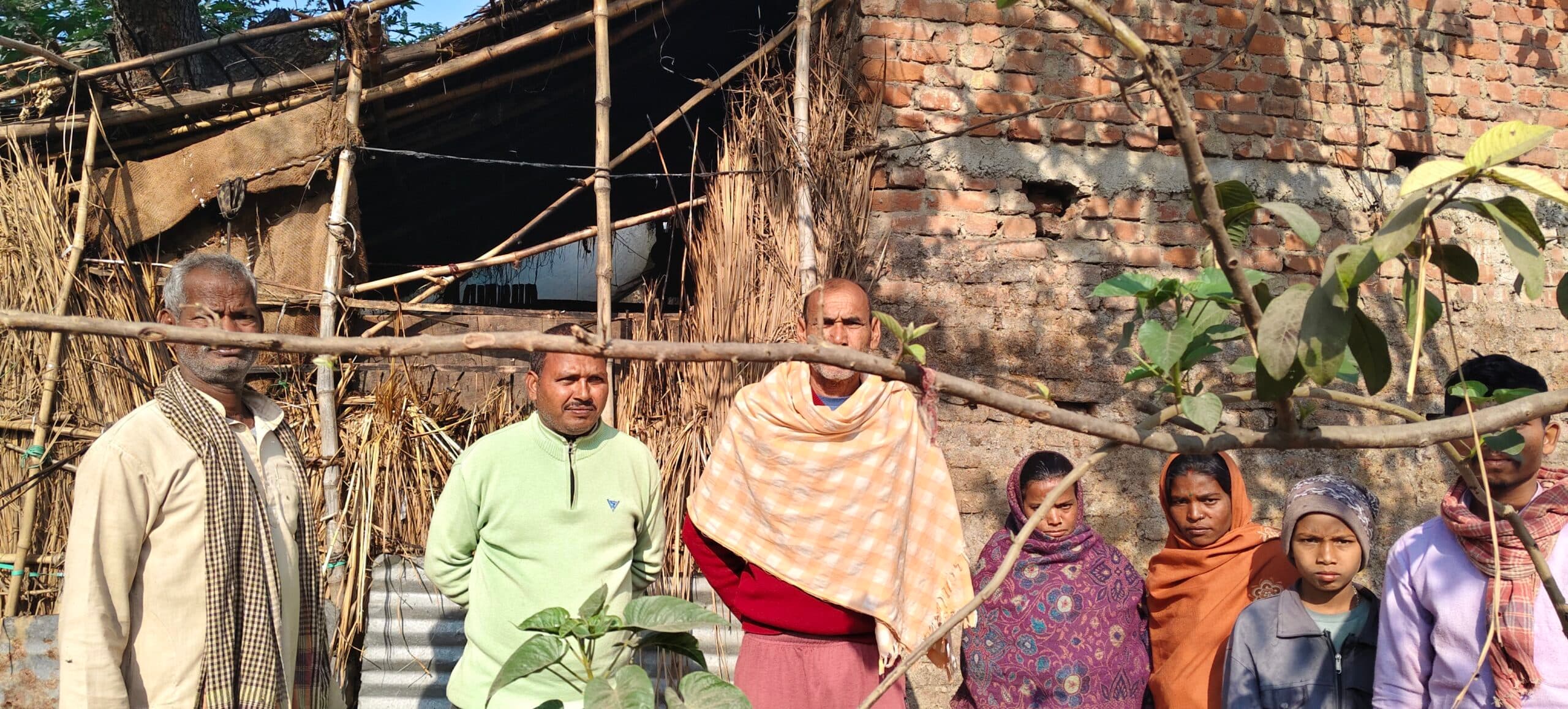 अहराव में 18 दिनों से 10 से अधिक फूंस व खपड़ैल घरों में लग चुकी है आग