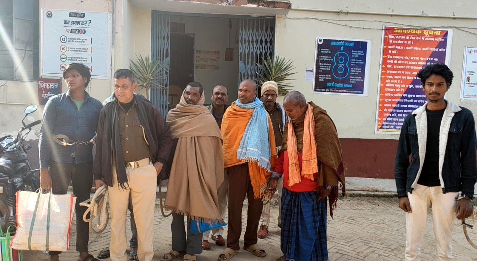 पुलिस की बड़ी कार्रवाई, विभिन्न मामलों के छह अभियुक्त गिरफ्तार