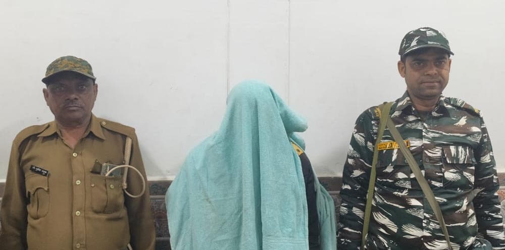 51 ग्राम ब्राउन शुगर के साथ एक तस्कर गिरफ्तार