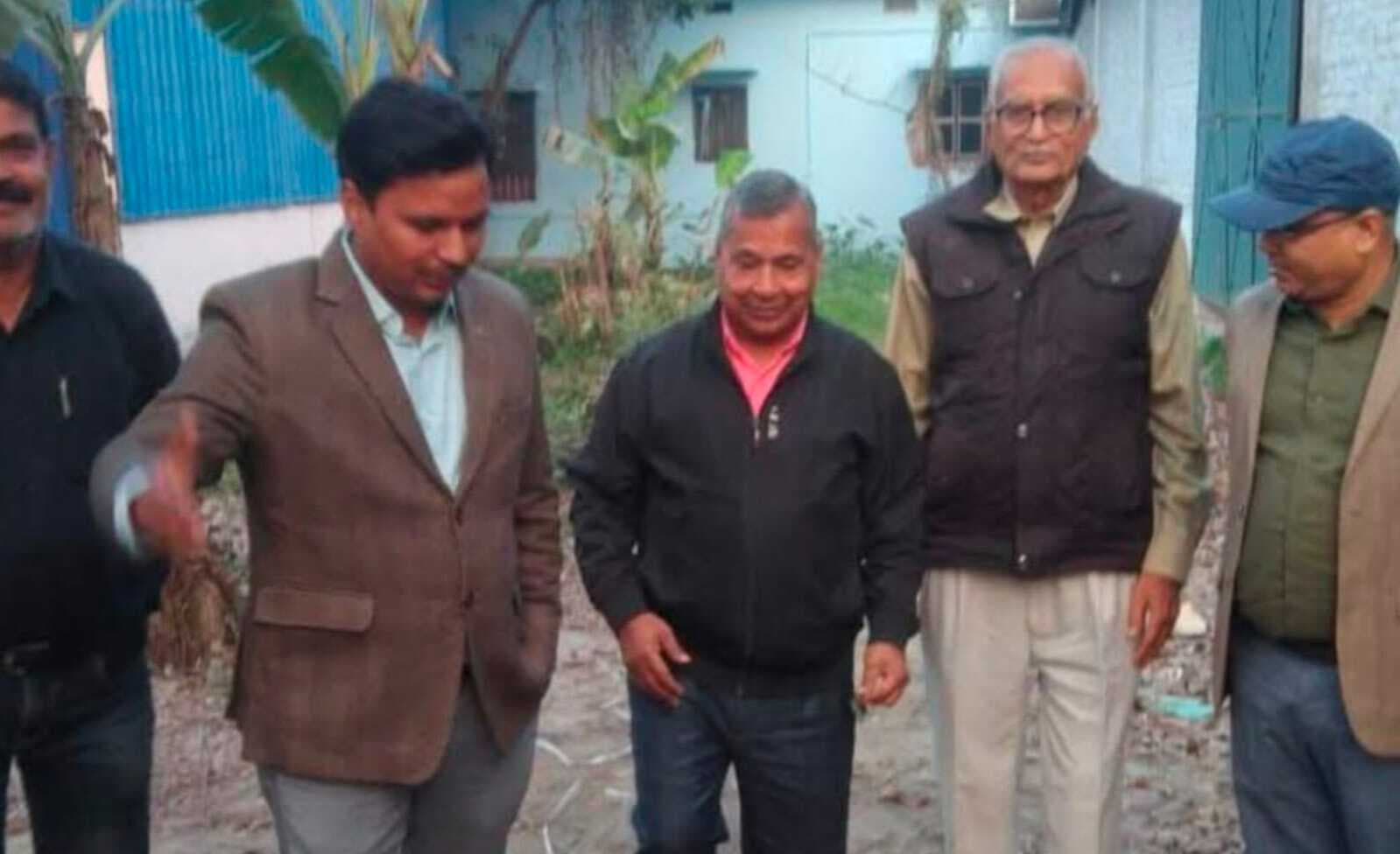 गौशाला व द्विजदेनी मैदान का निरीक्षण