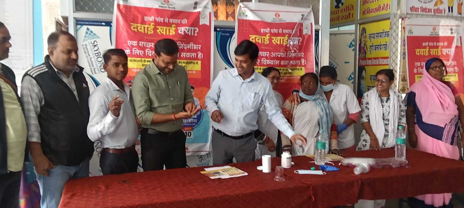 फाइलेरिया अभियान का हुआ शुभारंभ