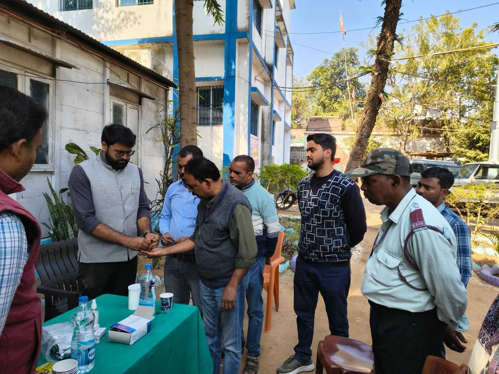 कटोरिया रेफरल अस्पताल में फाइलेरिया उन्मूलन अभियान का शुभारंभ