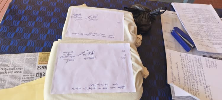 महिला समेत दो तस्कर गिरफ्तार, एक किलो 210 ग्राम गांजा बरामद