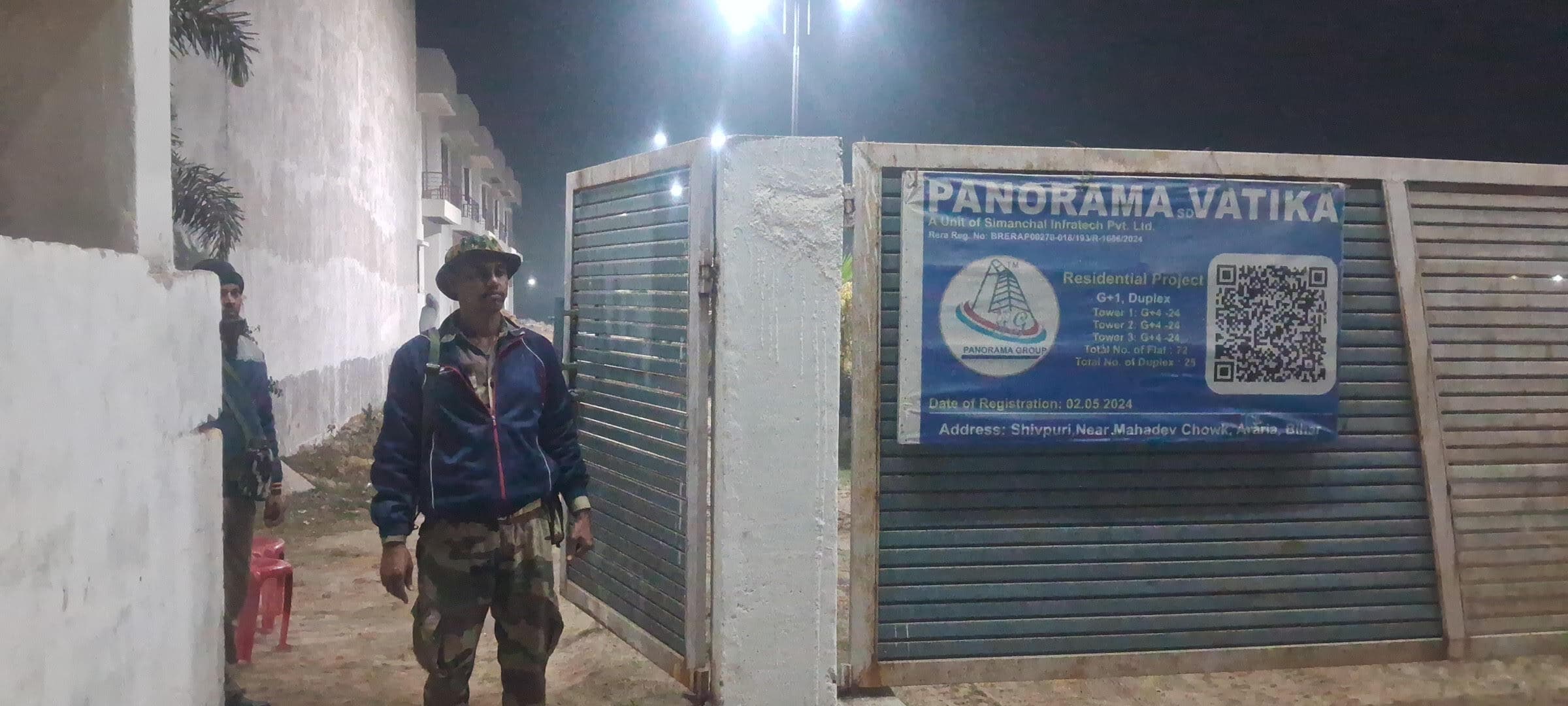 पनोरमा ई-होम्स ग्रुप के अररिया स्थित पनोरमा एसडी वाटिका में आयकर विभाग की छापेमारी