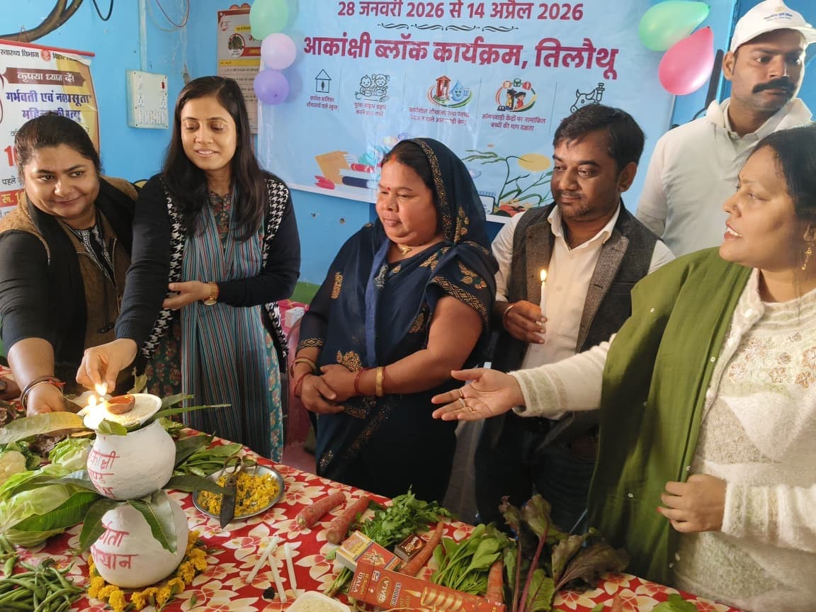 चंदनपुरा पंचायत से आकांक्षी प्रखंड संपूर्णता अभियान 2.0 का शुभारंभ