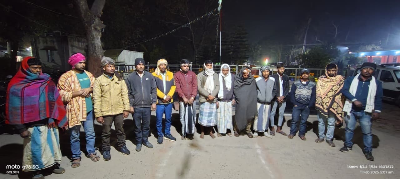 पशु तस्कर के विरुद्ध पुलिस ने चलाया समकालीन अभियान